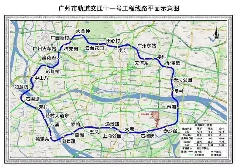 广州地铁11号线开通，连接未来，全线畅通无阻