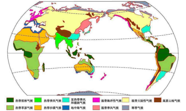 全球植被研究，聚焦气候适应性特征